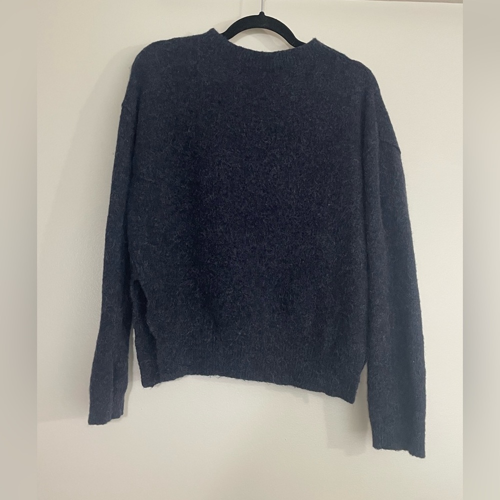 POMANDÉRE Dark Blue alpaca blend pullover, sz S